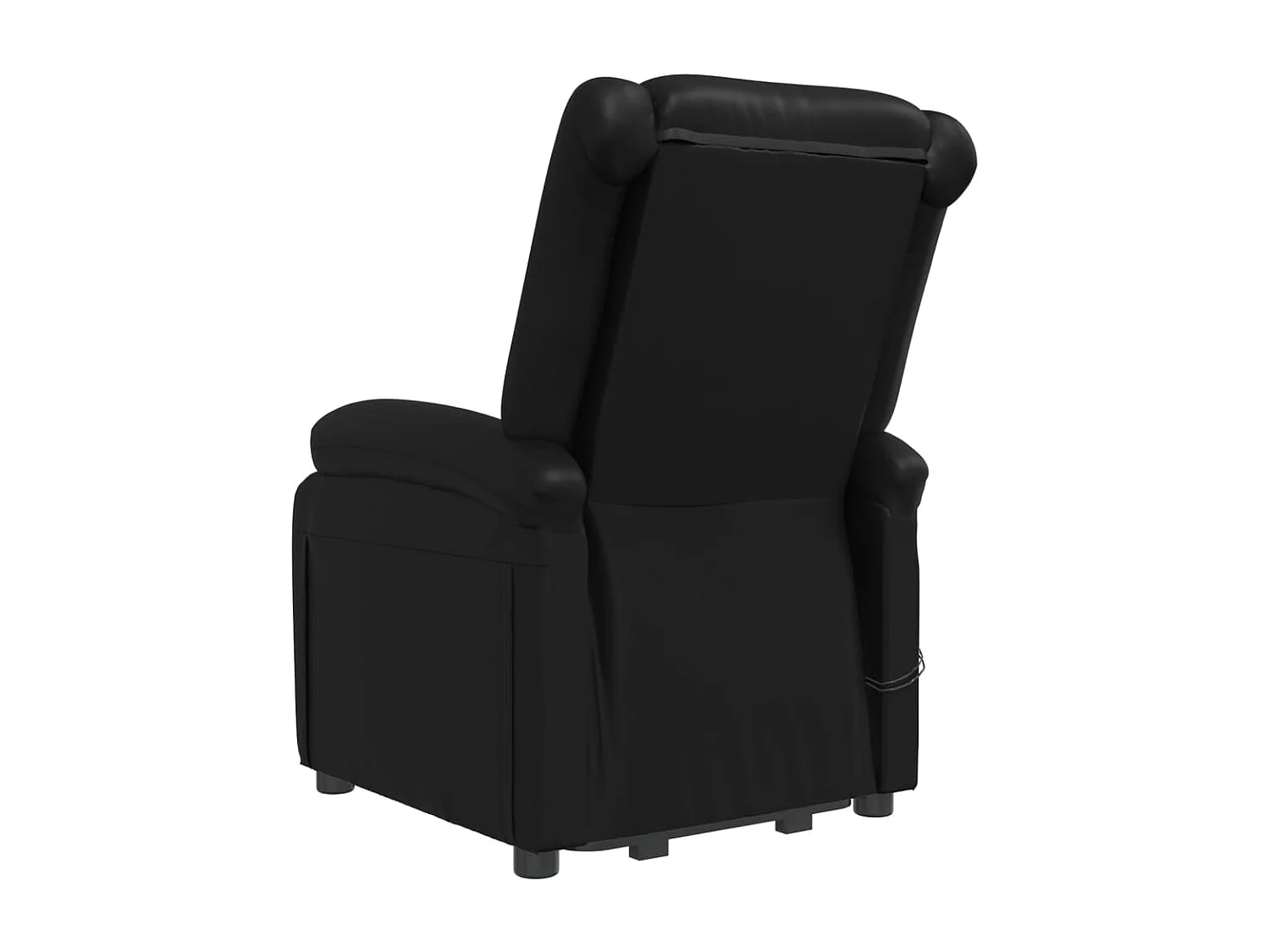 Fauteuil de massage Noir Similicuir