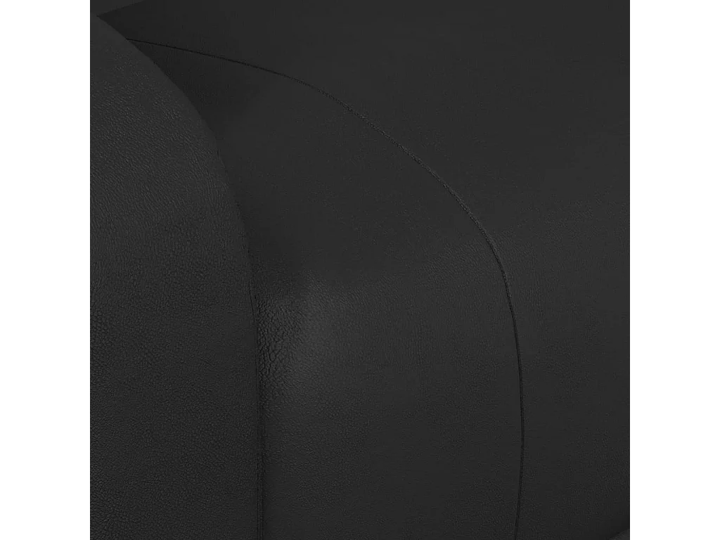 Fauteuil de massage Noir Similicuir