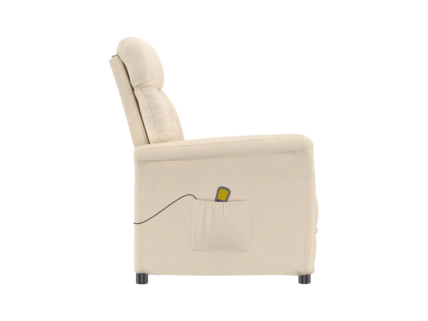 Fauteuil de massage Beige Tissu microfibre