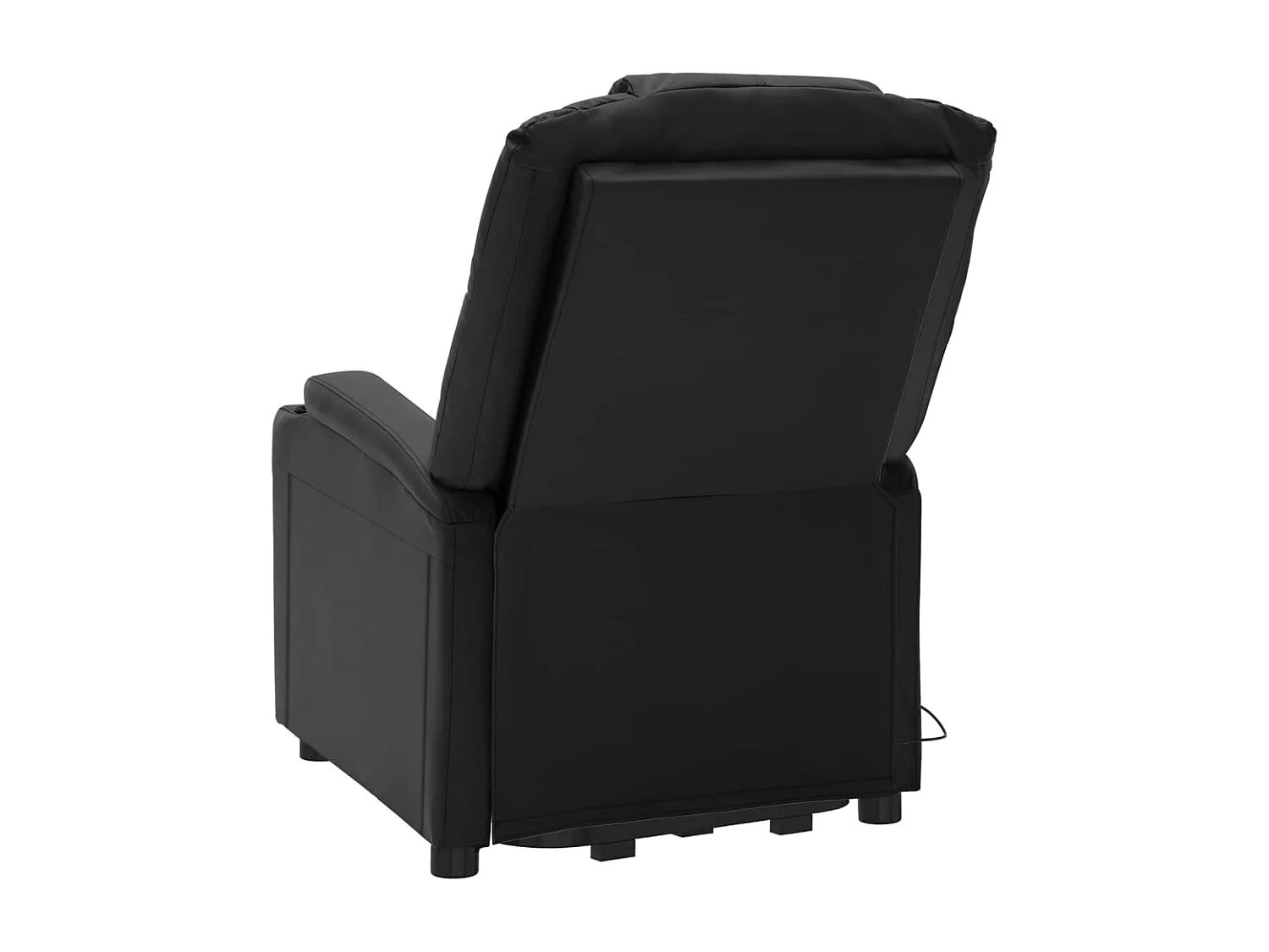 Fauteuil de massage Noir Similicuir