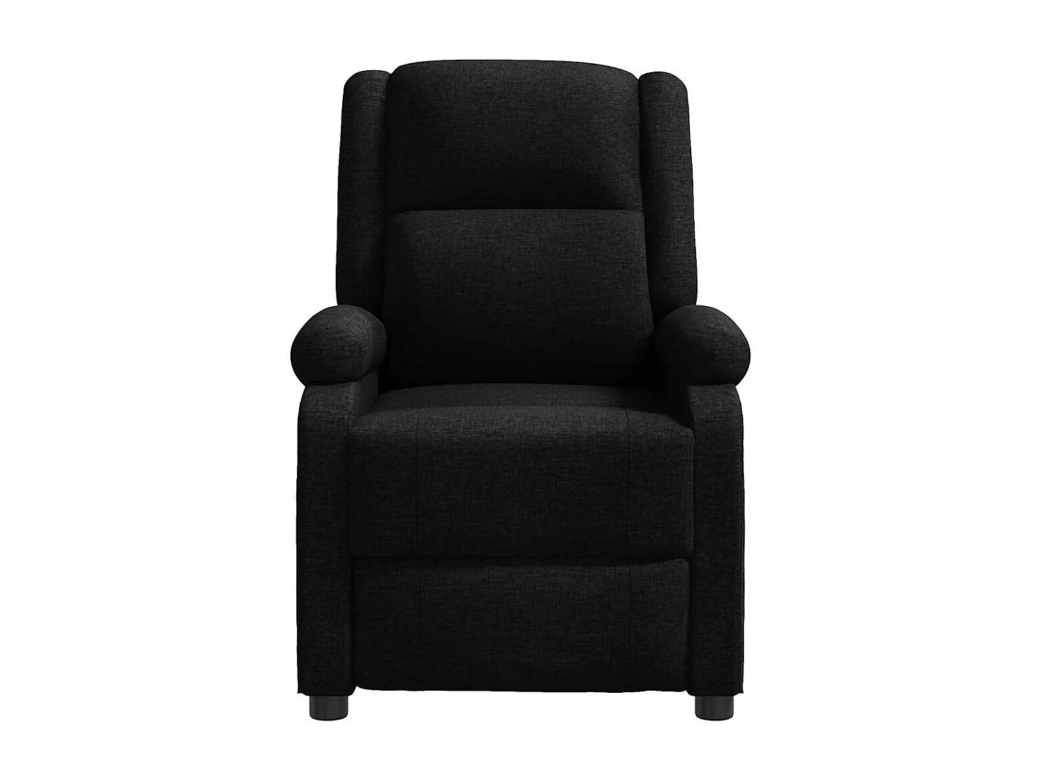 Fauteuil de massage Noir Tissu