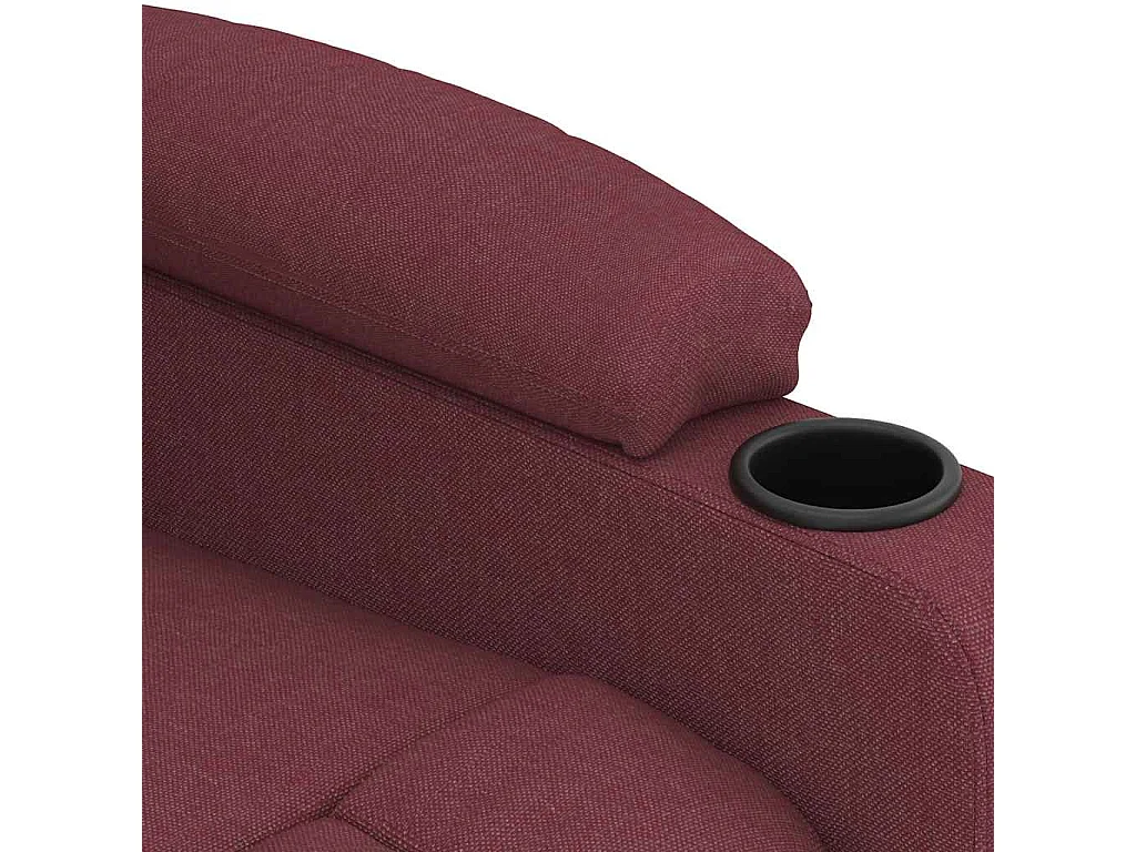 Fauteuil de massage Rouge bordeaux Tissu
