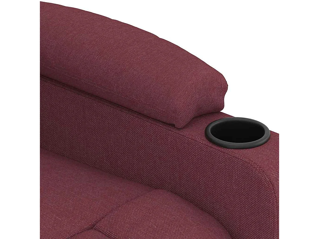 Fauteuil de massage Rouge bordeaux Tissu