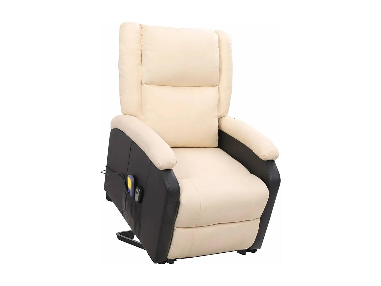 Fauteuil de massage Crème Tissu