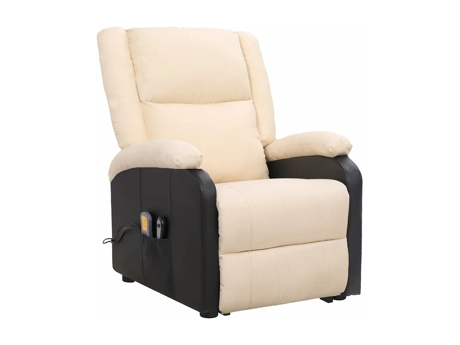 Fauteuil de massage Crème Tissu