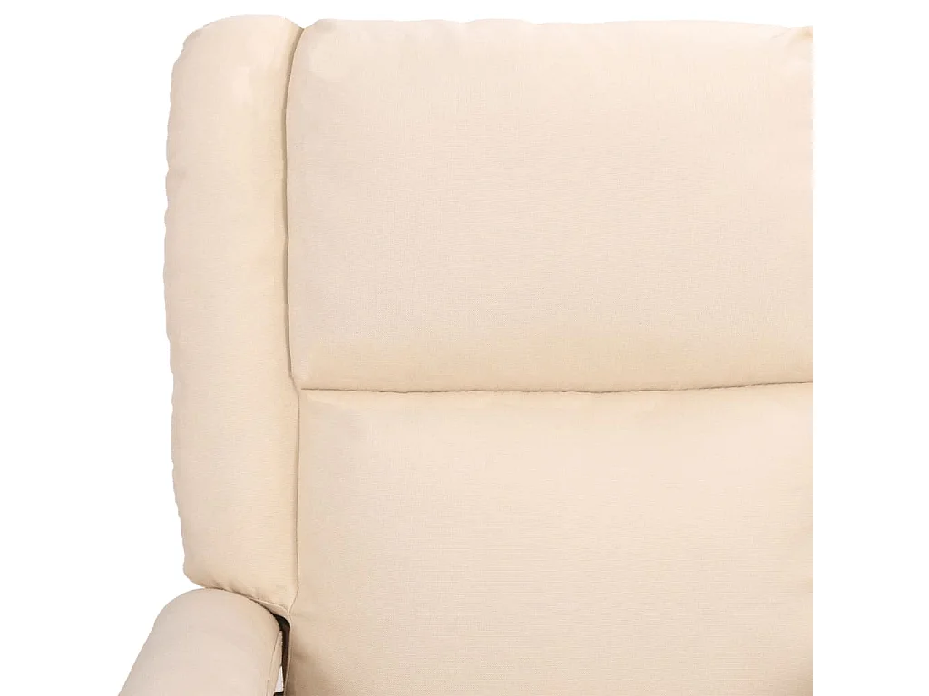 Fauteuil de massage Crème Tissu
