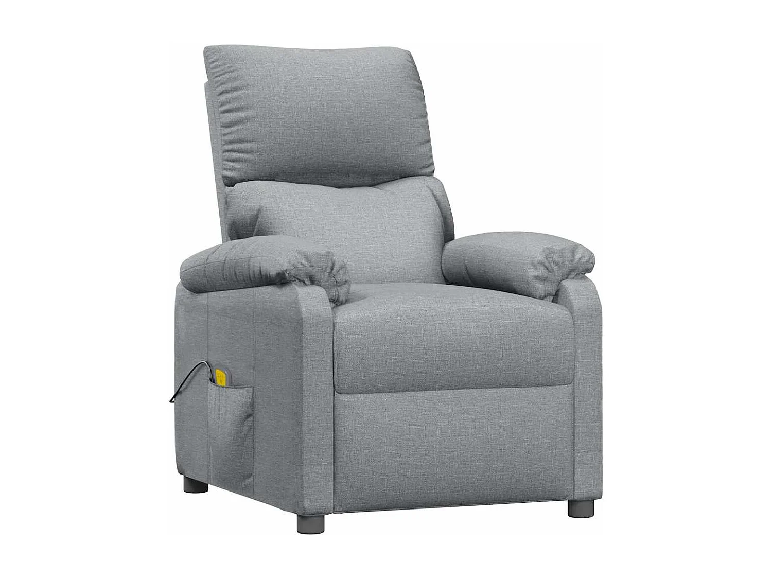 Fauteuil de massage Gris clair Tissu