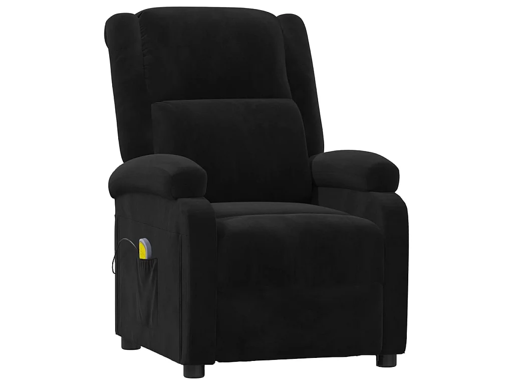 Massagesessel Schwarz Samt