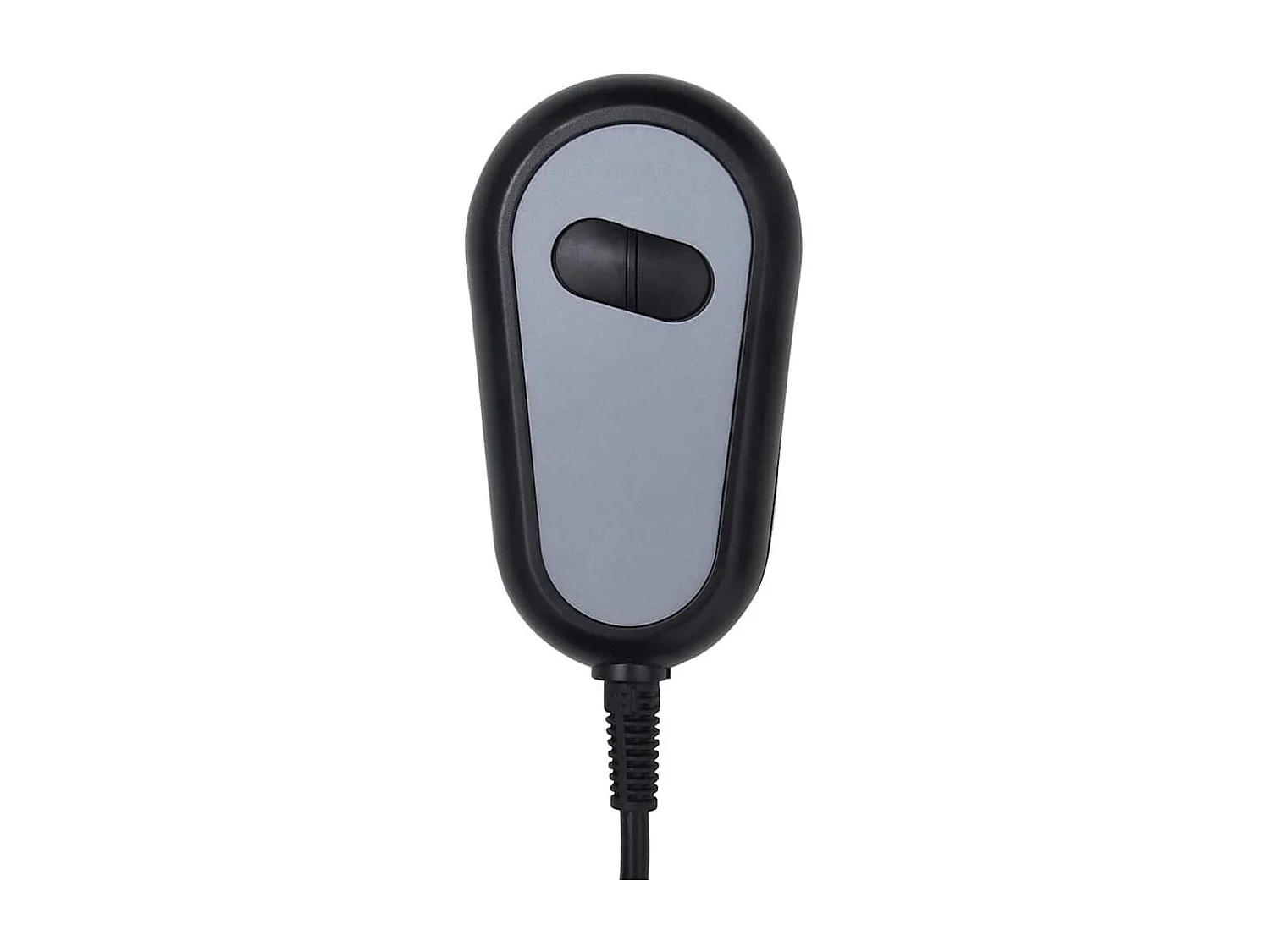 Fauteuil électrique de massage Noir Tissu