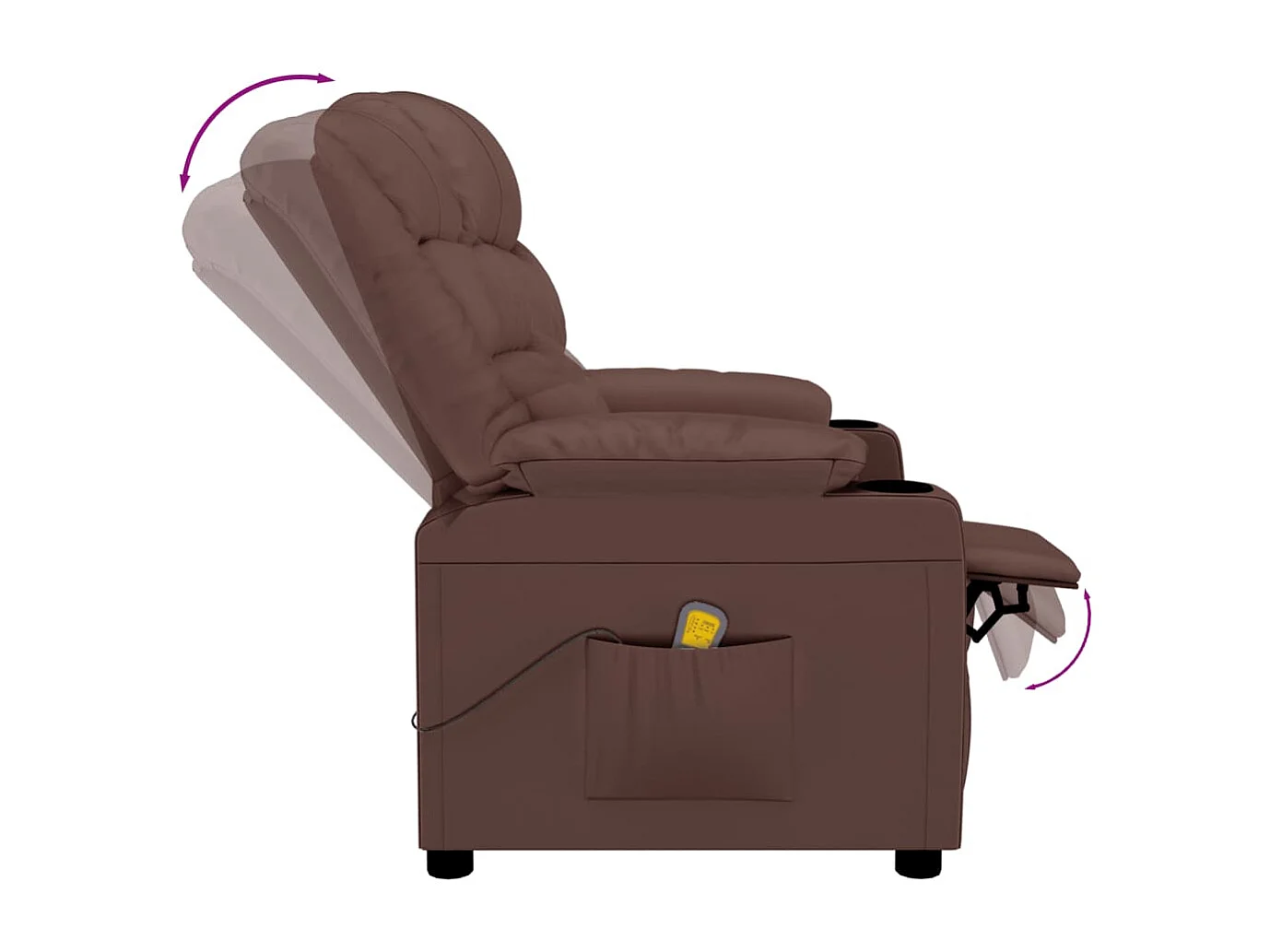Fauteuil de massage Marron Similicuir