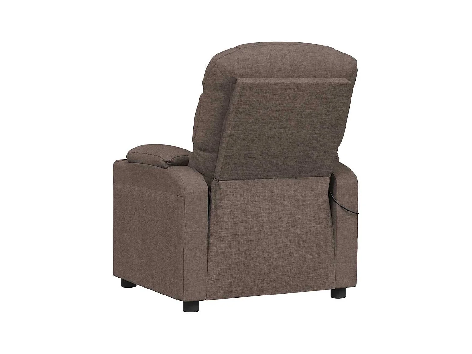 Poltrona Massaggiante Tortora in Tessuto