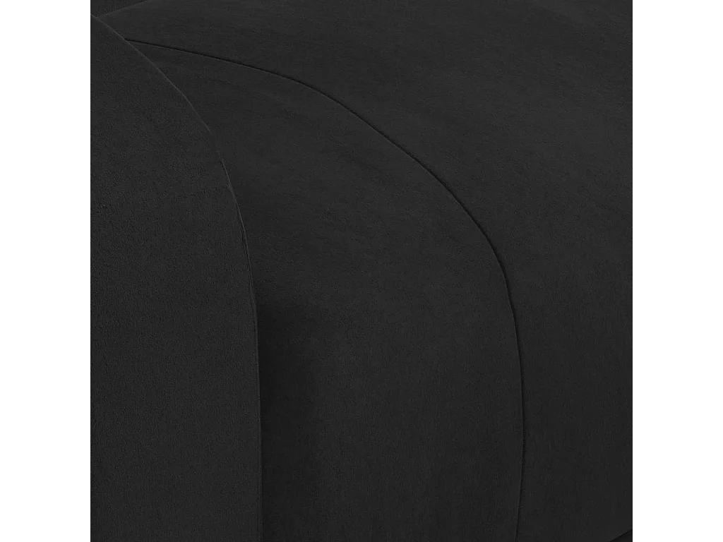 Sillón de masaje eléctrico terciopelo negro