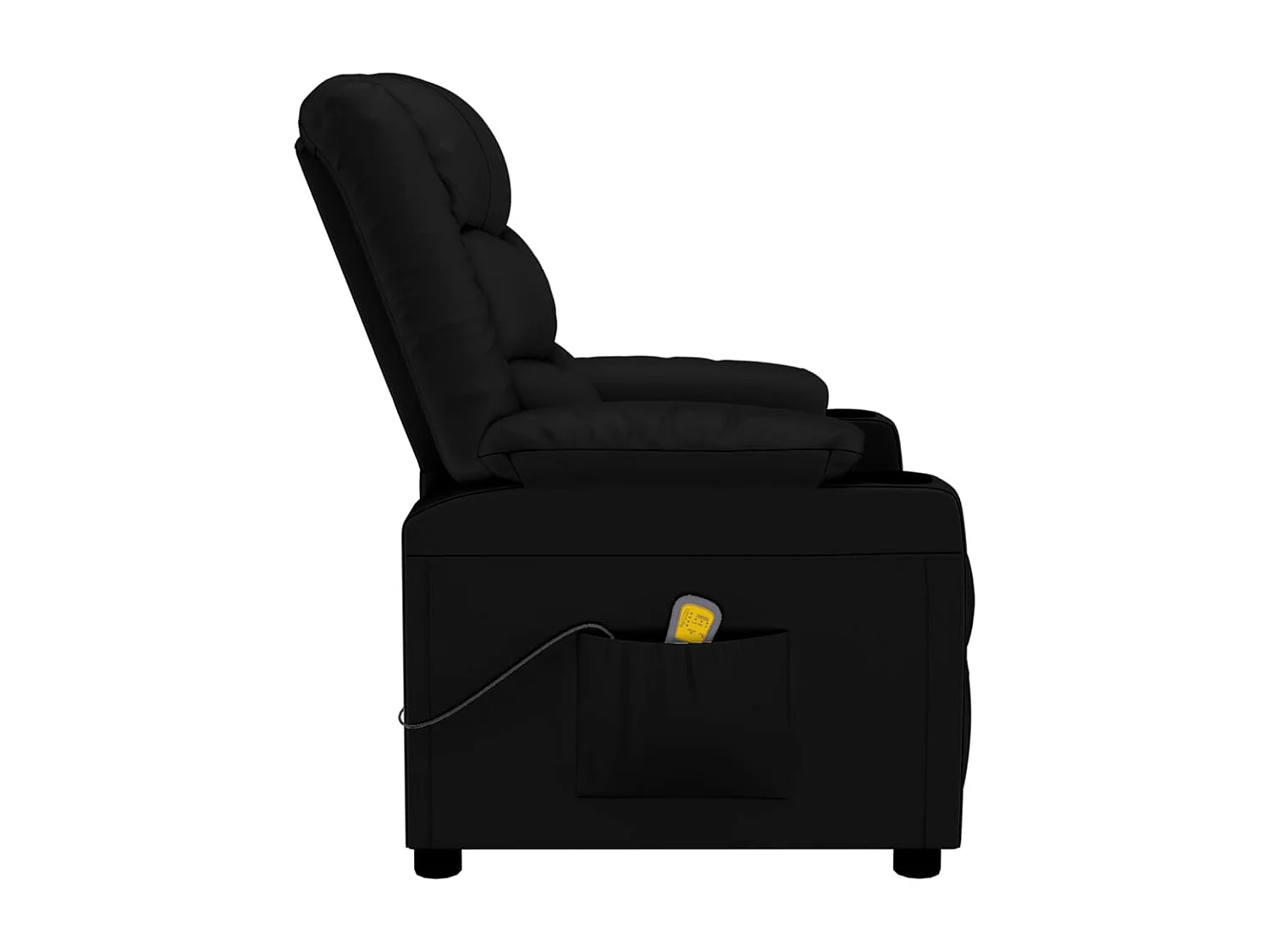 Fauteuil de massage Noir Similicuir