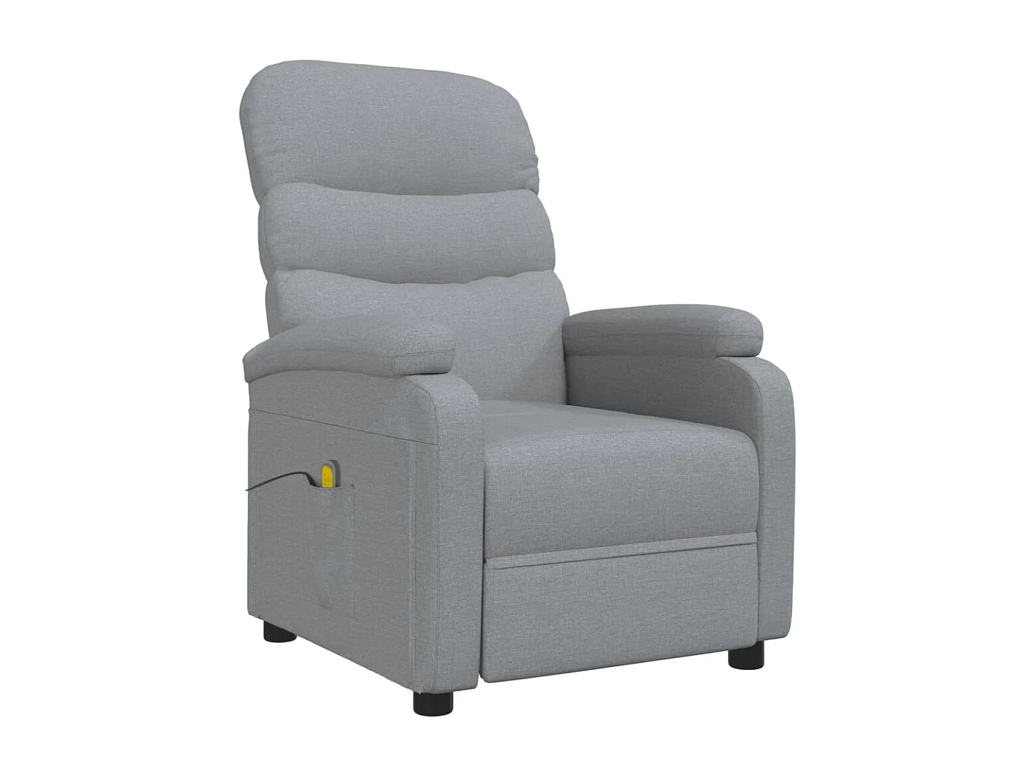 Fauteuil de massage Gris clair Tissu