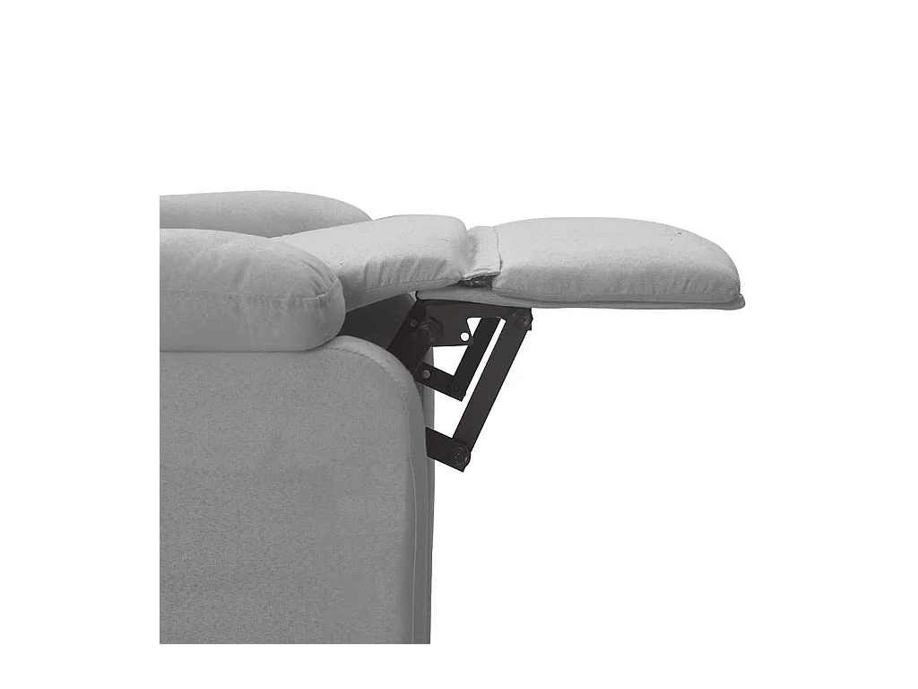 Sillón de masaje tela gris claro