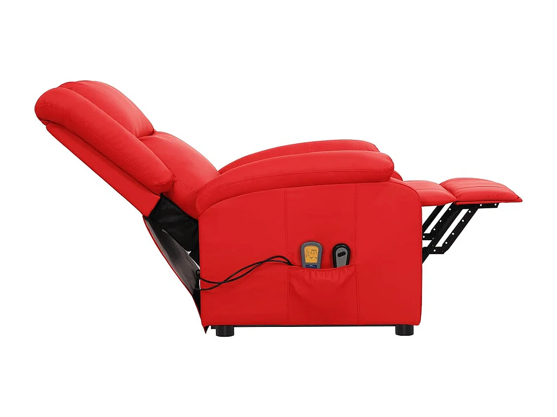 Fauteuil de massage Rouge Similicuir