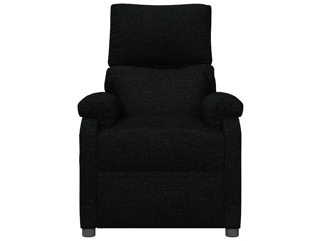 Massagestoel elektrisch stof zwart