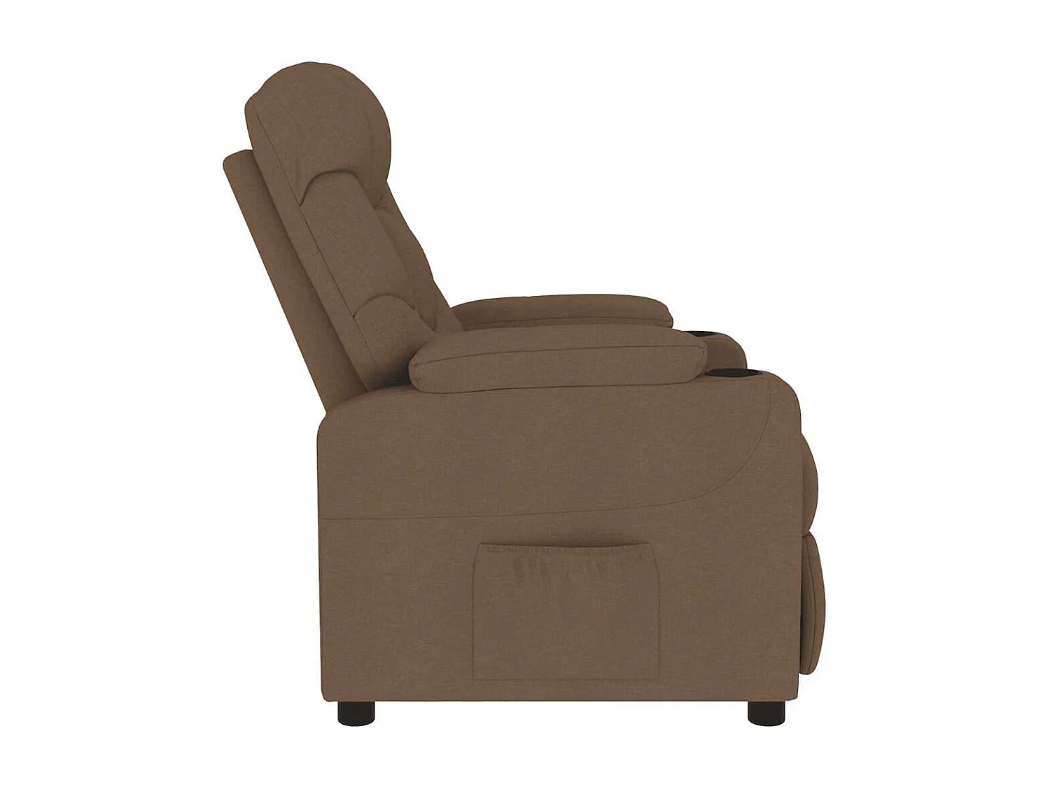 Fauteuil de massage Marron Tissu