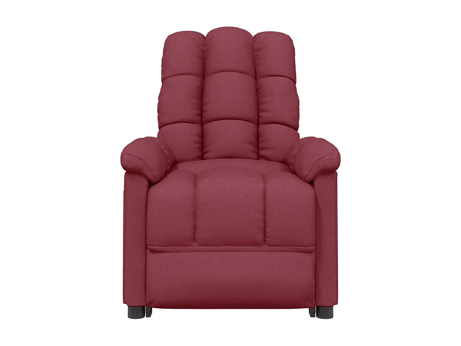 Fauteuil de massage Rouge bordeaux Tissu