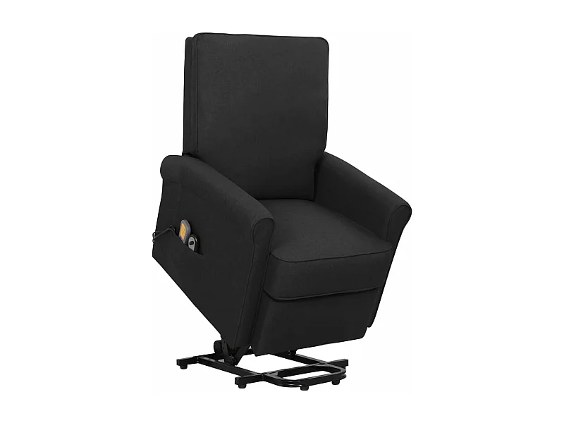 Poltrona de massagens elevatória tecido preto