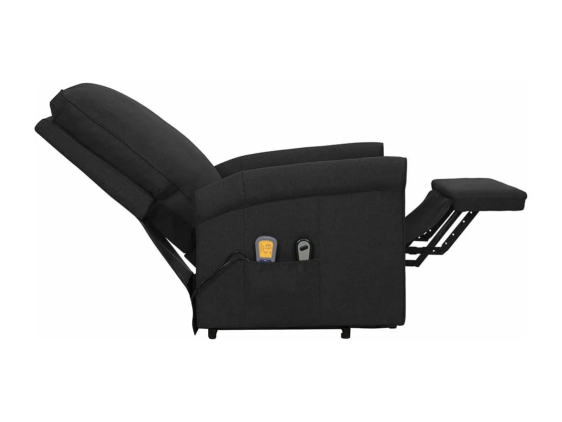 Poltrona de massagens elevatória tecido preto