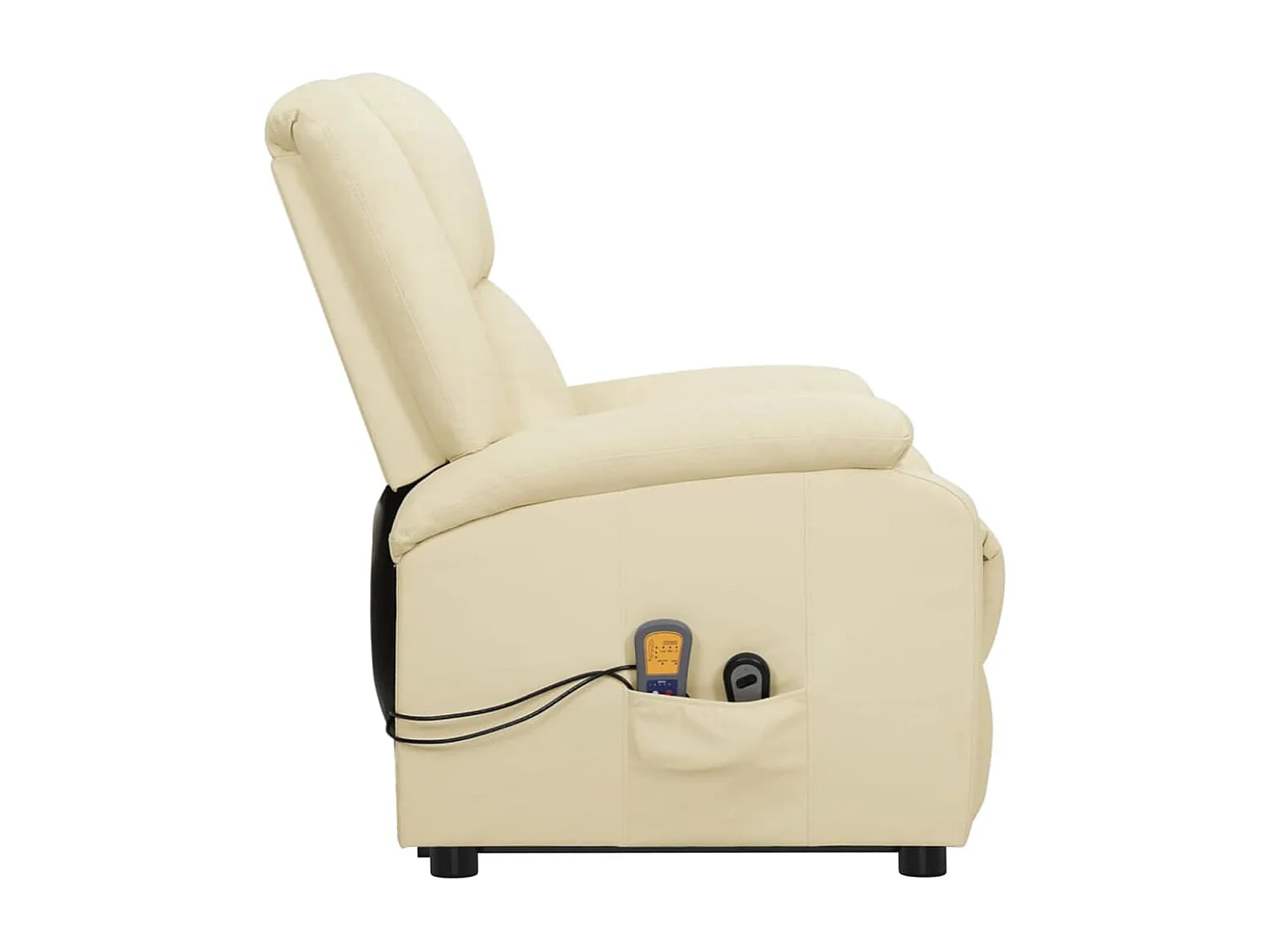 Fauteuil de massage Crème Similicuir