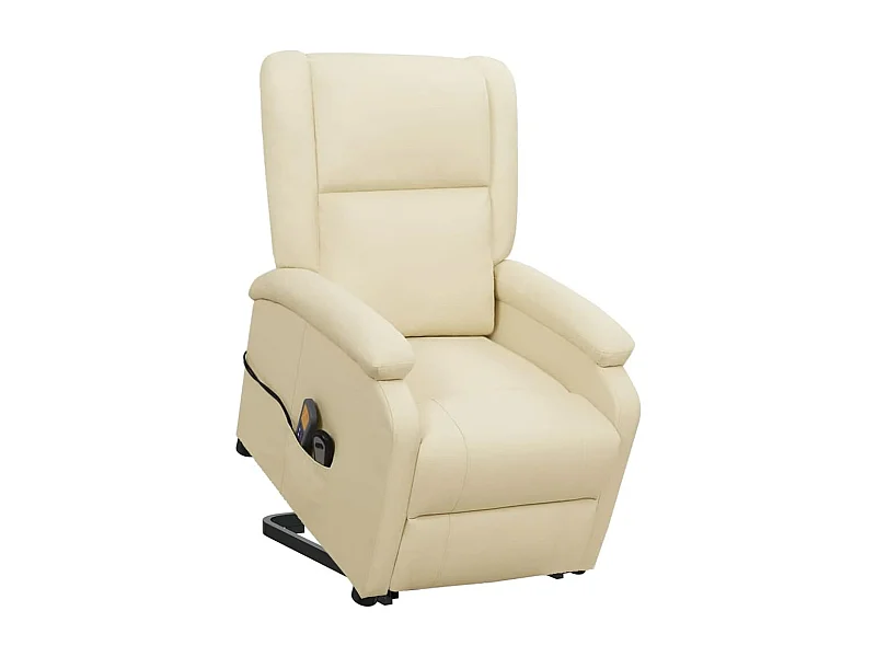 Fauteuil de massage Crème Similicuir