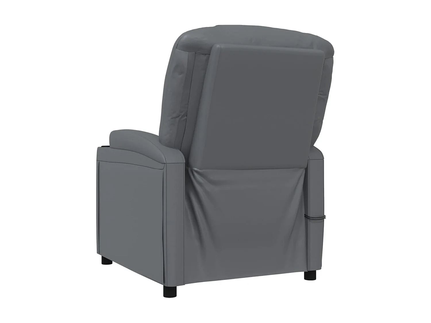 Fauteuil de massage Anthracite Similicuir