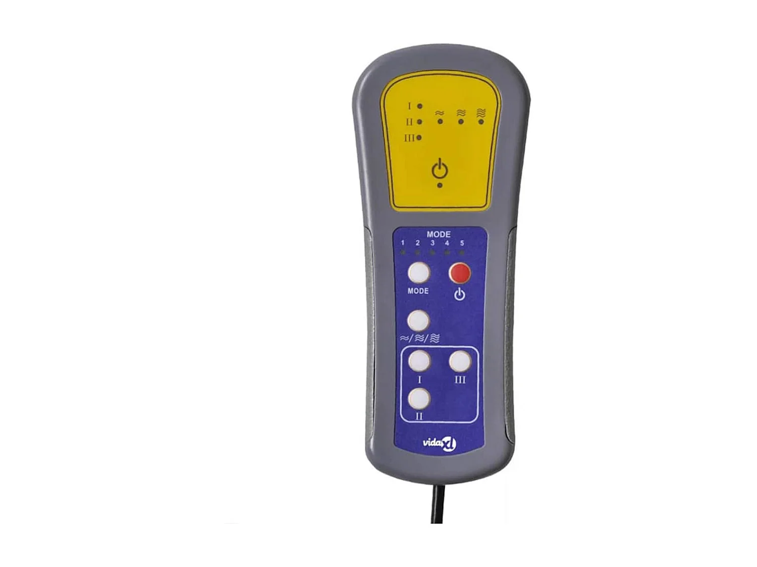 Massagesessel Dunkelbraun Stoff