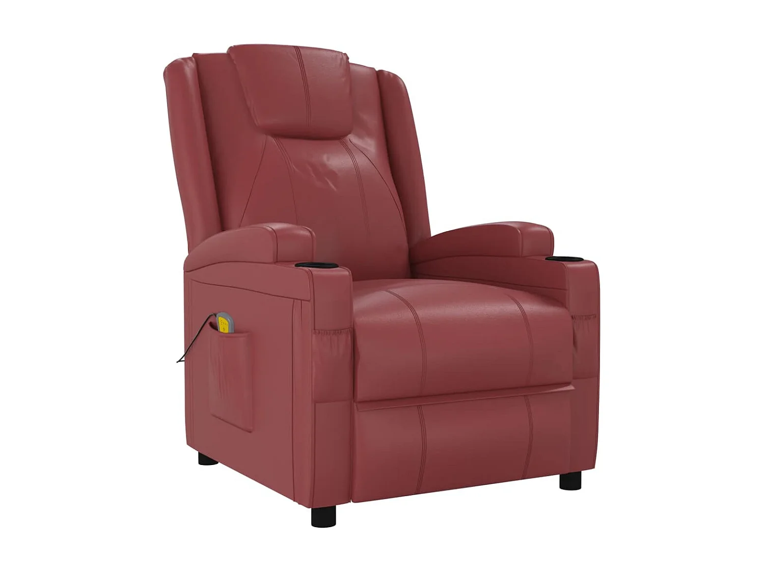 Fauteuil de massage Rouge bordeaux Similicuir
