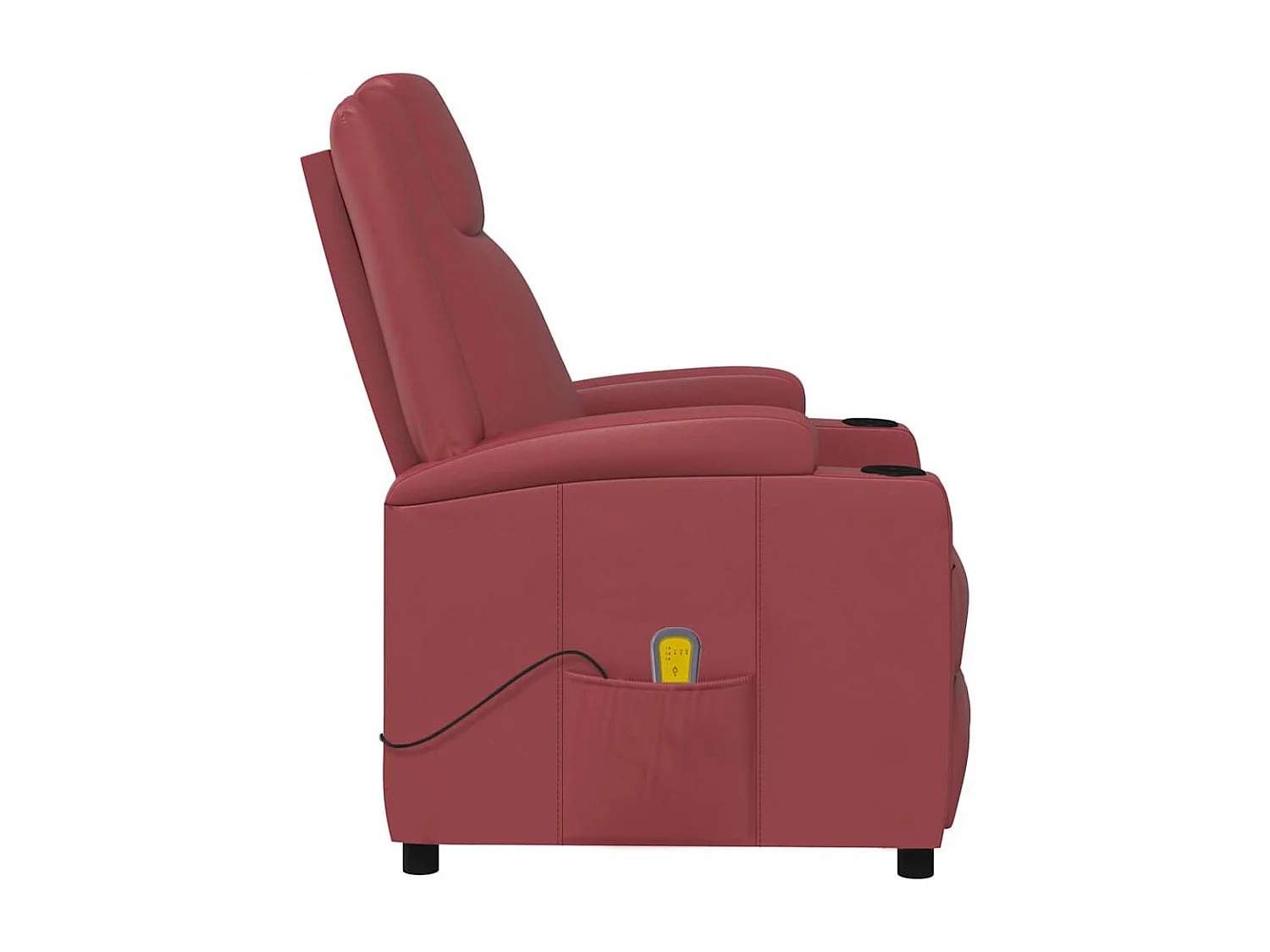 Fauteuil de massage Rouge bordeaux Similicuir