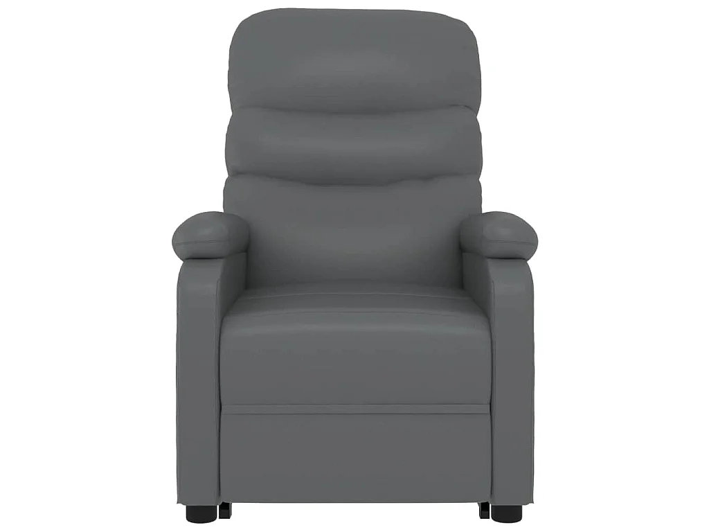 Fauteuil de massage Anthracite Similicuir