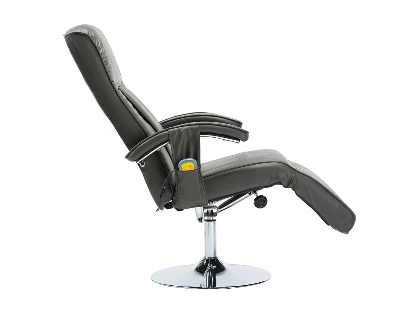 Massagesessel Grau Kunstleder