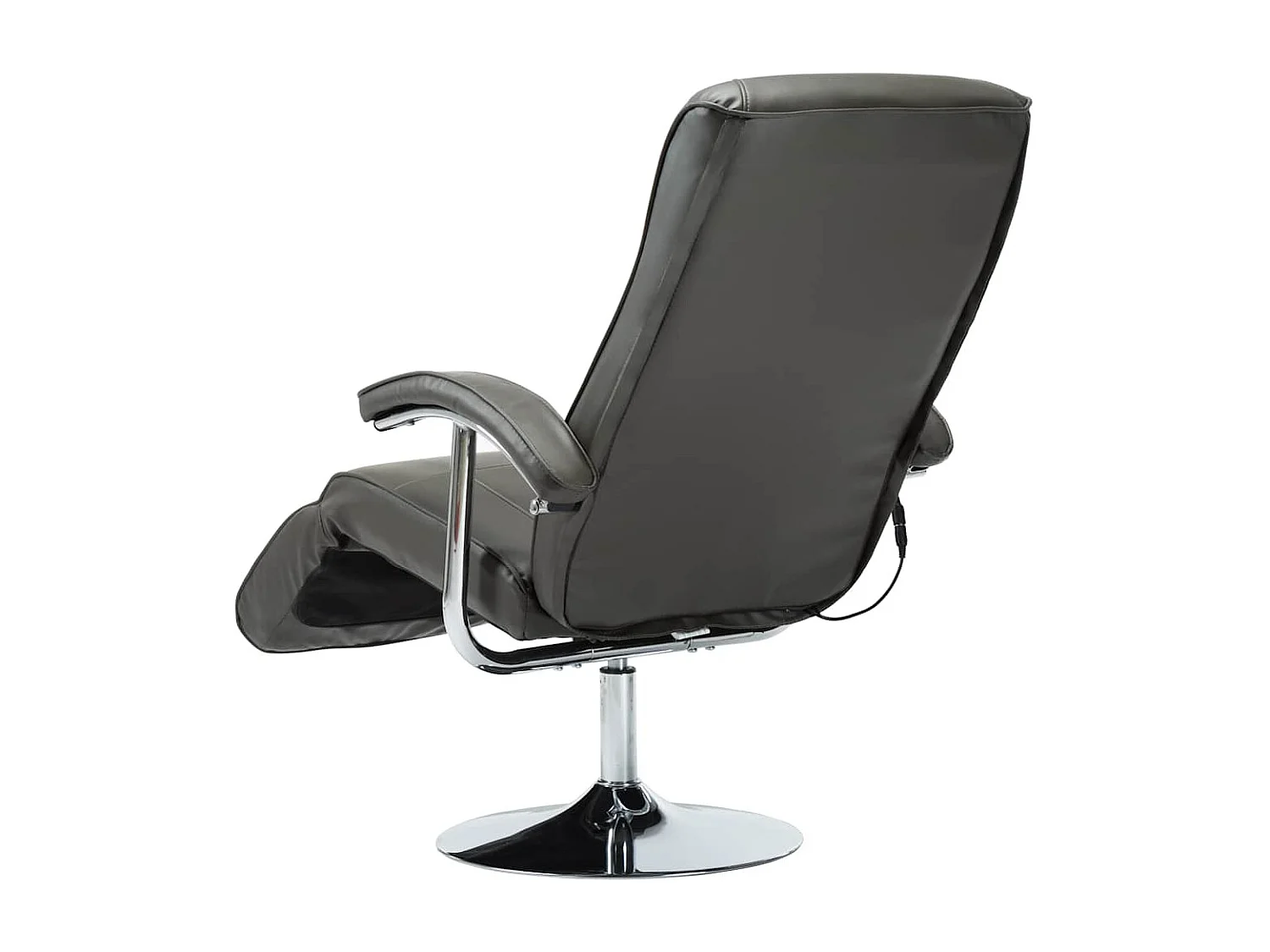 Massagesessel Grau Kunstleder