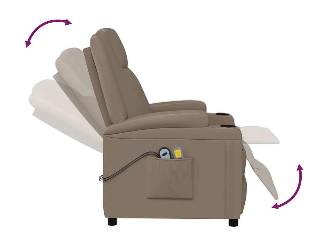 Fauteuil de massage Cappuccino Similicuir