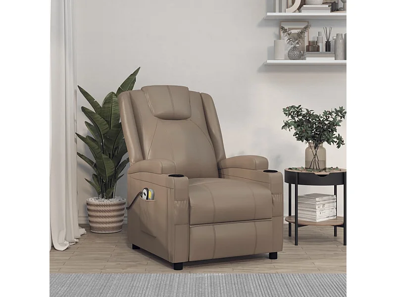 Fauteuil de massage Cappuccino Similicuir