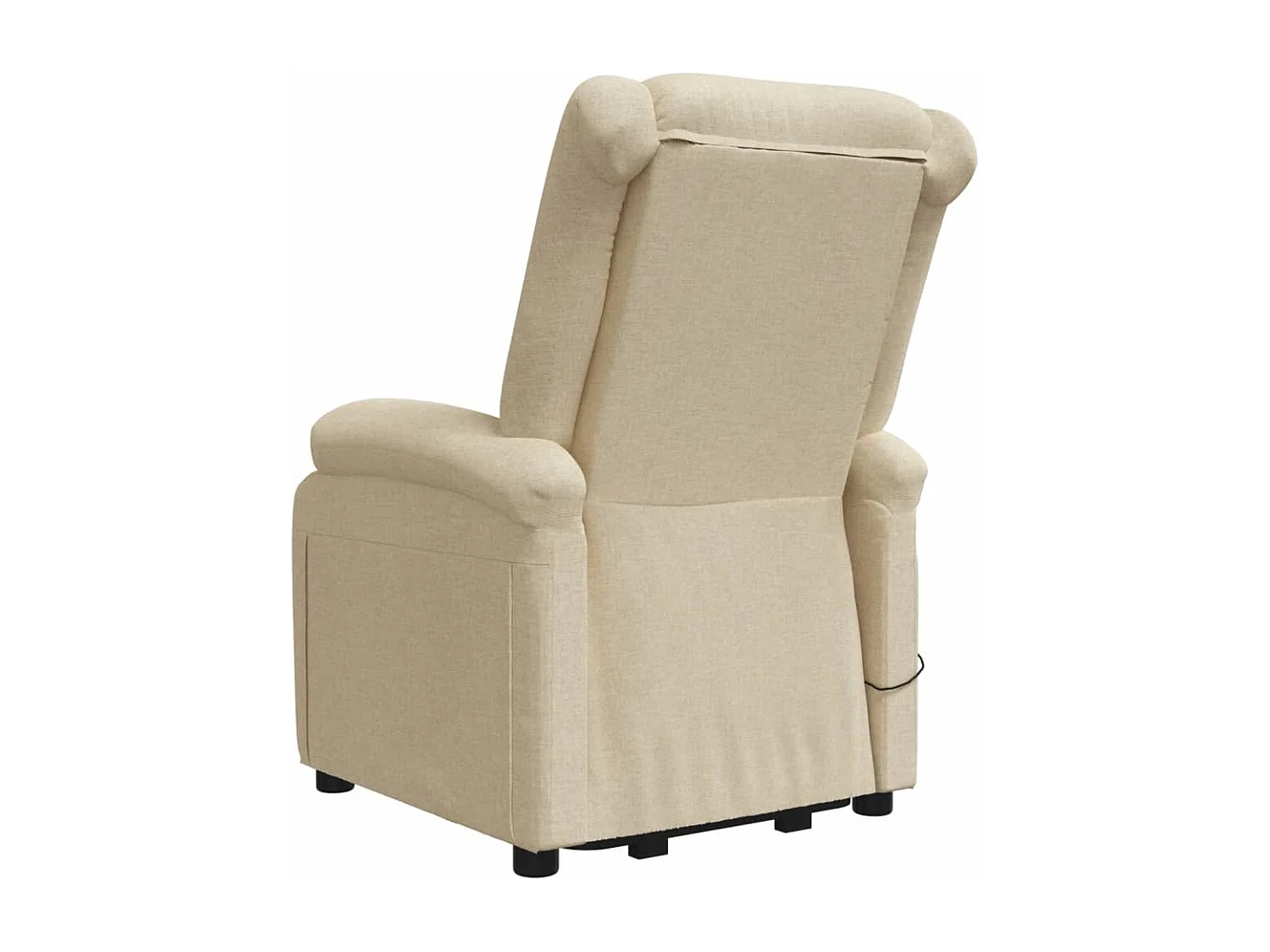 Massagesessel mit Aufstehhilfe Creme Stoff