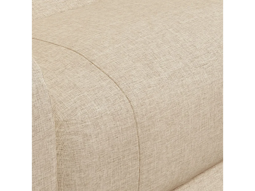 Massagesessel mit Aufstehhilfe Creme Stoff