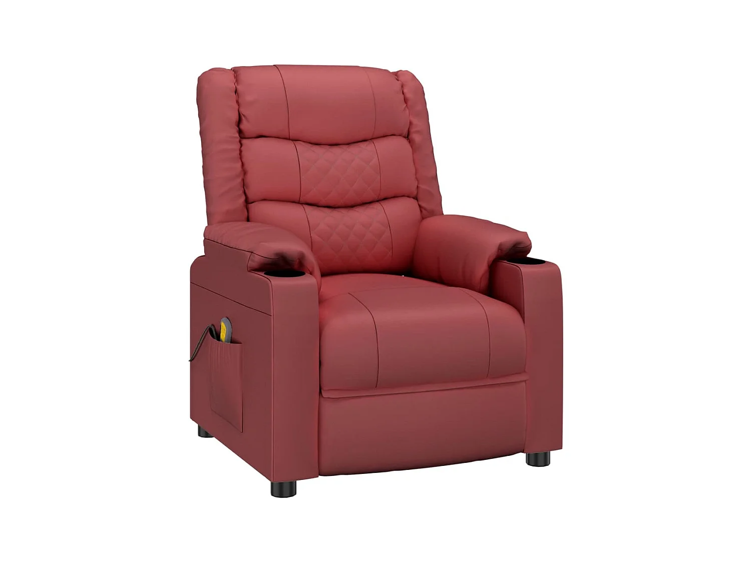 Fauteuil de massage Rouge bordeaux Similicuir