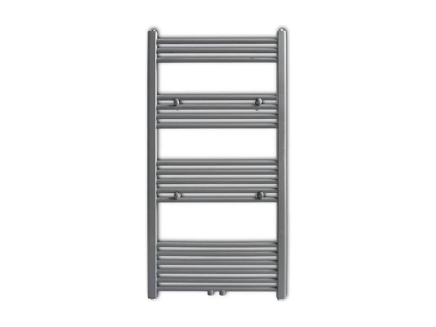 Aquecedor toalhas casa de banho liso 600 x 1160 mm cinza