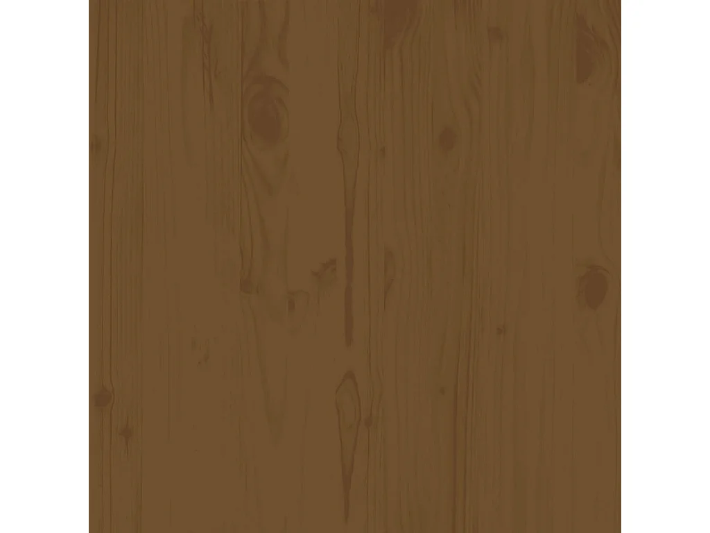 Canapés d'angle de jardin 2 pcs marron miel bois de pin solide