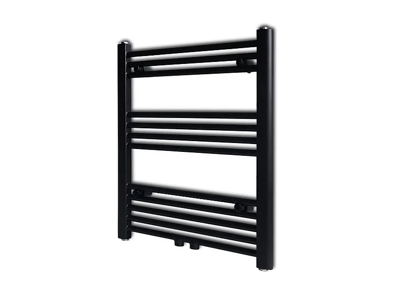 Radiator / handdoekenrek recht 600x764 mm zwart
