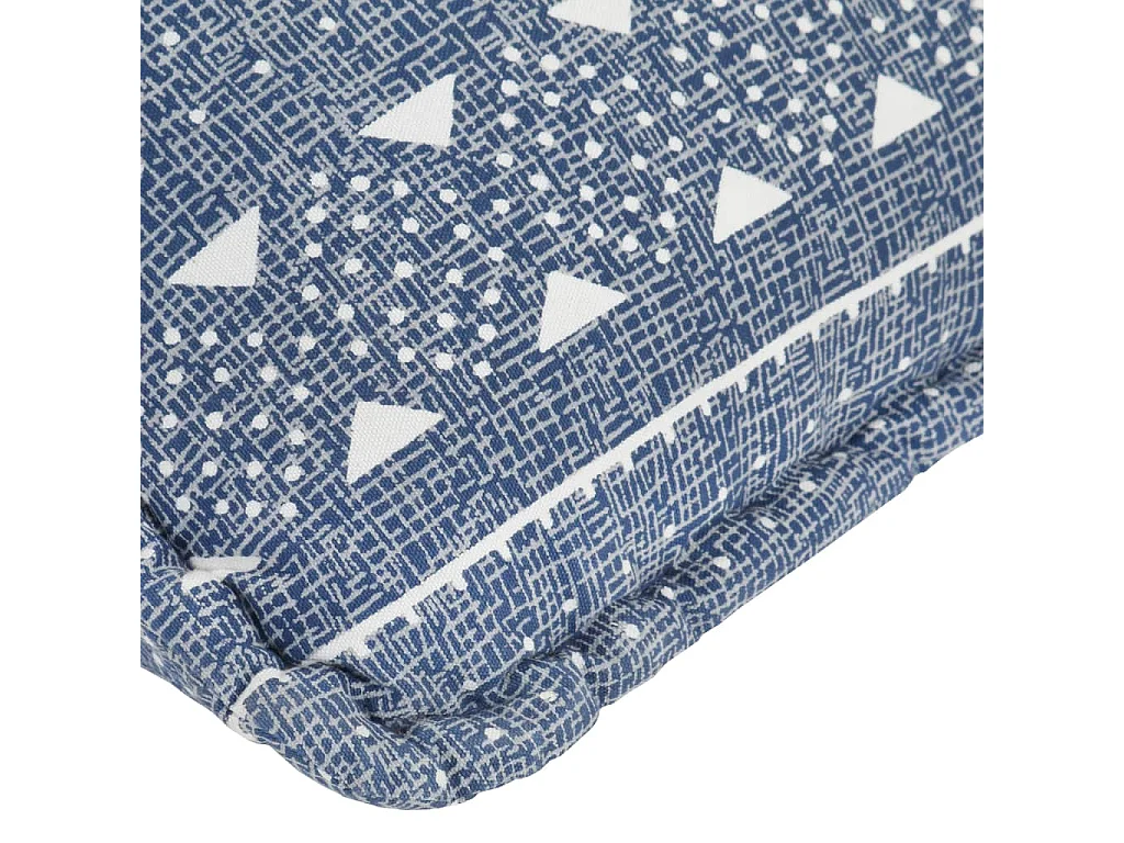Canapé pouf Indigo Tissu Patchwork