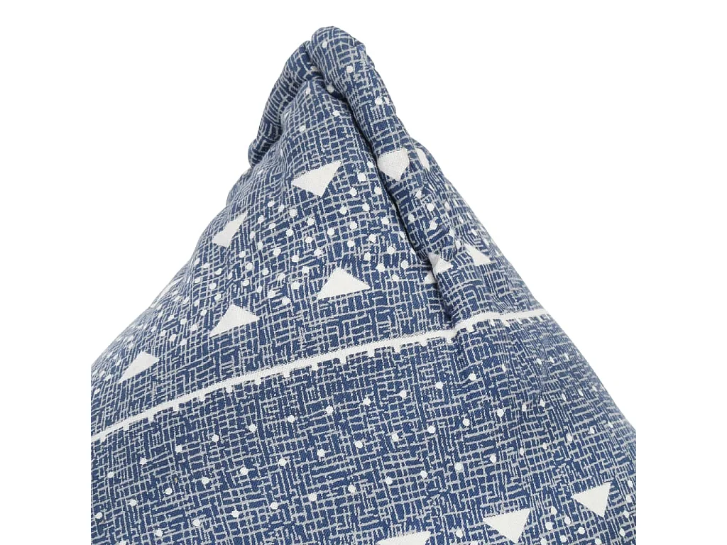 Canapé pouf Indigo Tissu Patchwork
