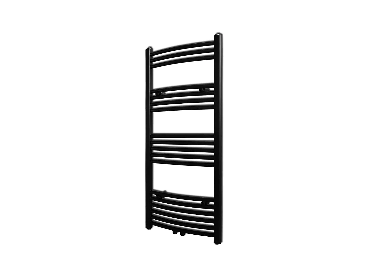 Radiator / handdoekenrek gebogen 500x1160 mm zwart