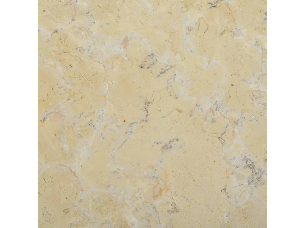 Dessus de table Crème Ø40x2,5 cm Marbre