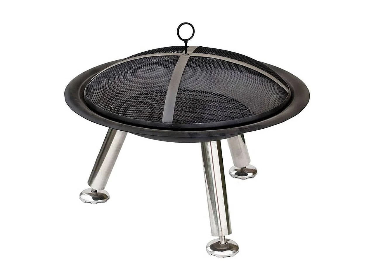 Taça de combustão Chicago 75 cm aço preto 85013