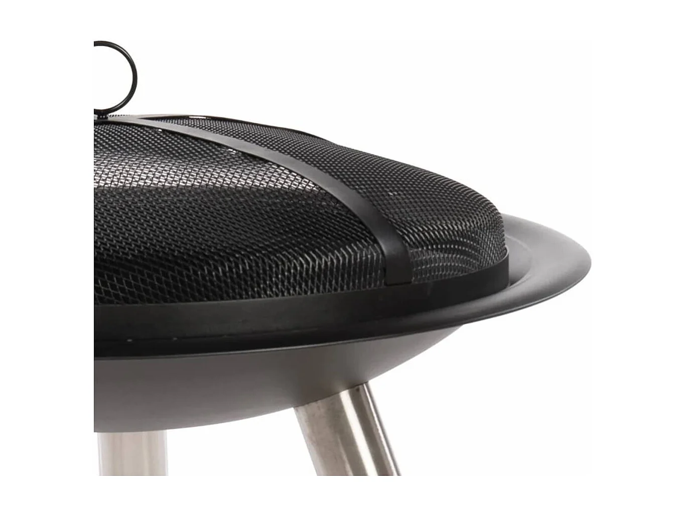 Taça de combustão Chicago 75 cm aço preto 85013