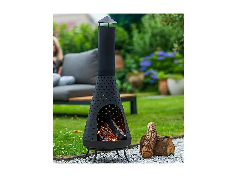 Gartenkamin Napa Schwarz