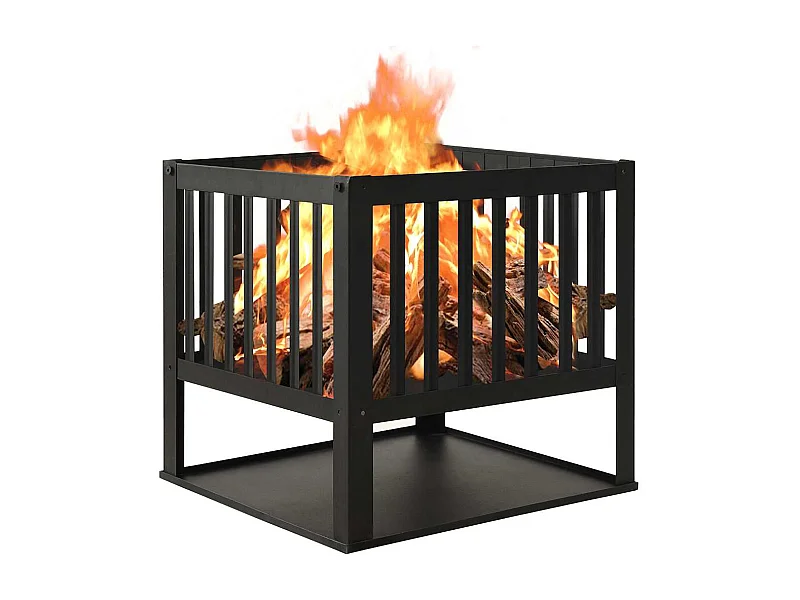 Foyer 40x40x40 cm Acier